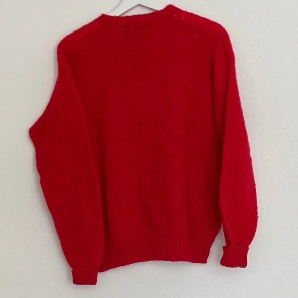 Polo Ralph Lauren Old Money Shetland Wool Sweater Mens Medium Vintage Preppy